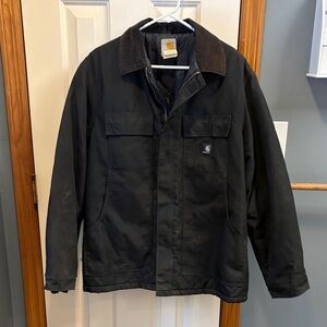 Carhartt Men's Dark Jacket with Corduroy Collar